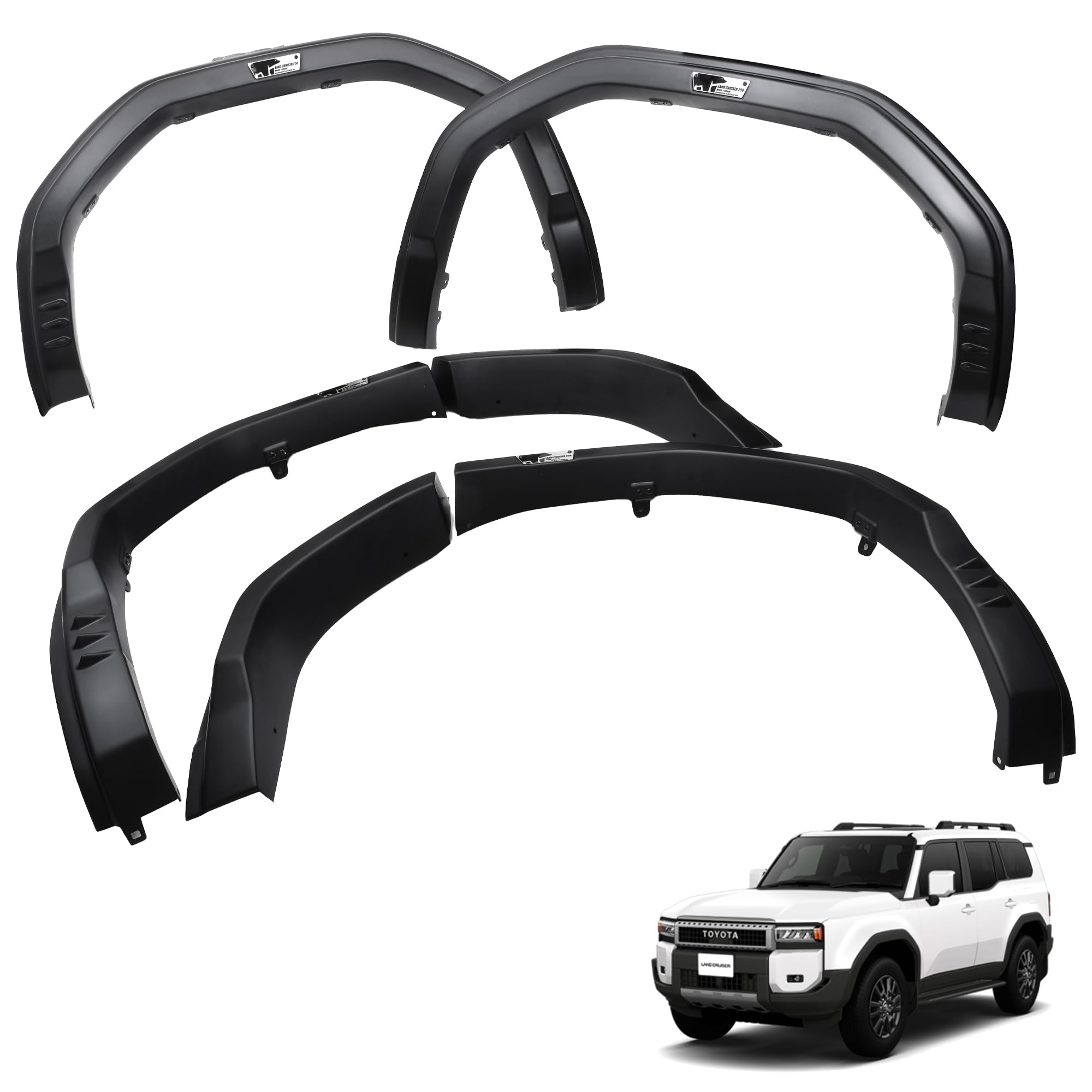 Amazon | [BLACK BEAR 4 × 4] ランドクルーザー250専用 オーバー