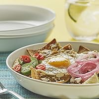 Vista 6 de Corelle Vitrelle - Juego de platos de ensalada, triple capa resistente al vidrio y al astillado, platos cuadrados ligeros de 9 pulgadas, cuencos