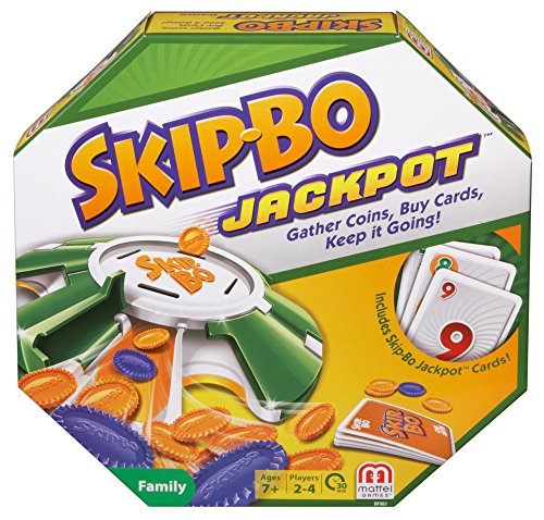 Preisvergleich Produktbild Mattel BFX61 - Skip-Bo Jackpot, Strategiespiel