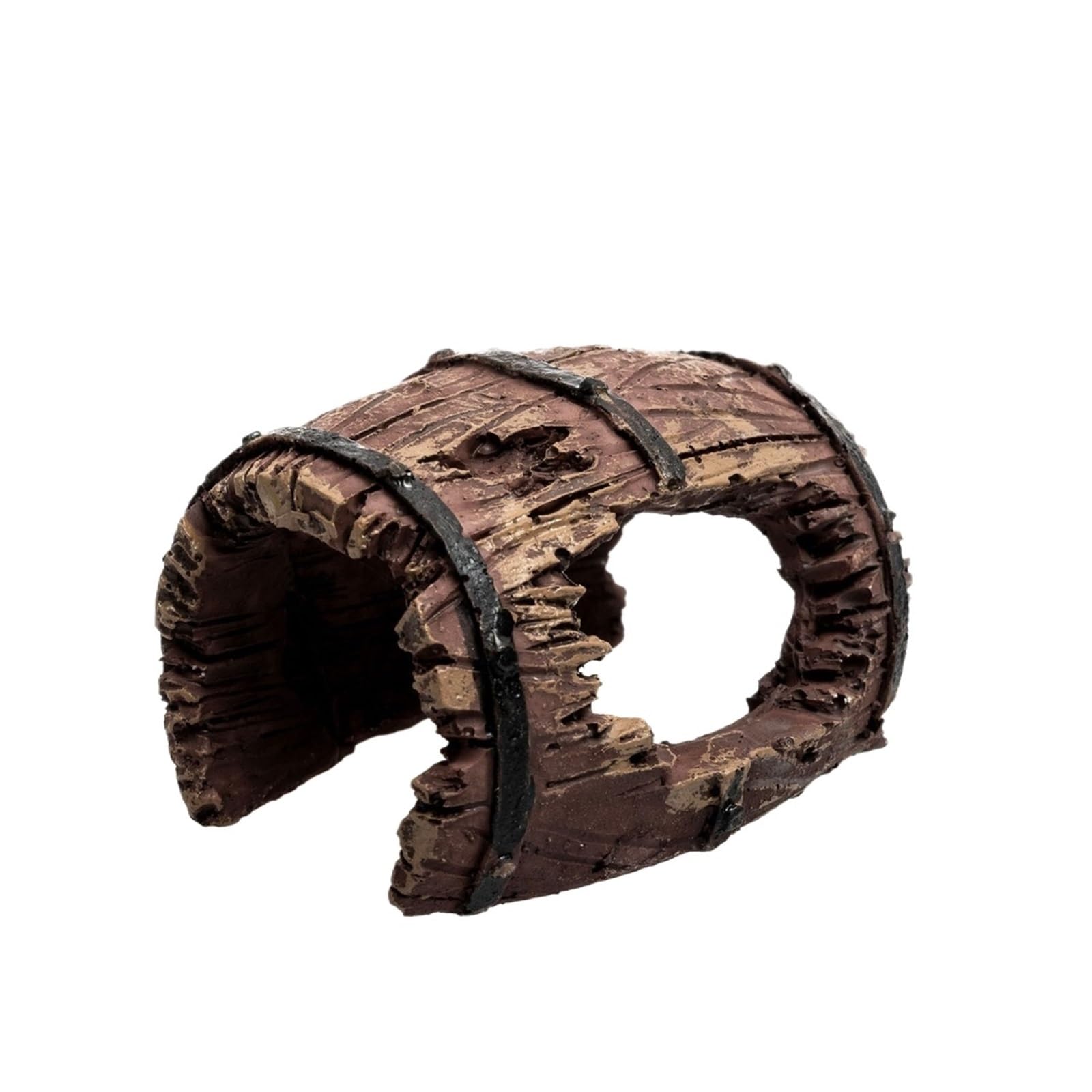 QuxetlRyz Aquarium Tunnel Decoration Aquarium Decorations, Hiding Caves, Turtle Climbing Platforms, Basking And Spots For Reptiles(Size C)