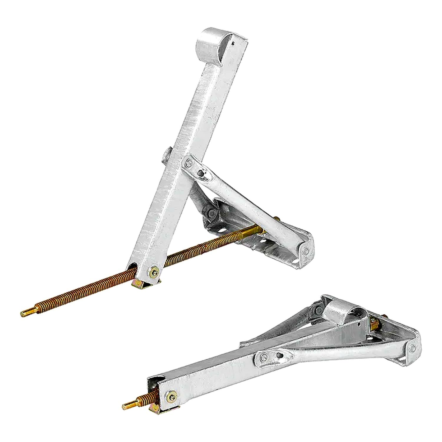 Preiswert&Gut 2x Wohnwagenstützen 625x457mm Trapezgewindespindel für Wohnmobil und Wohnwagen Stütze Kurbelstütze 4,3 kg Eckstütze – verzinkter Stahl Ausdrehstütze bis 500 kg Tragkraft