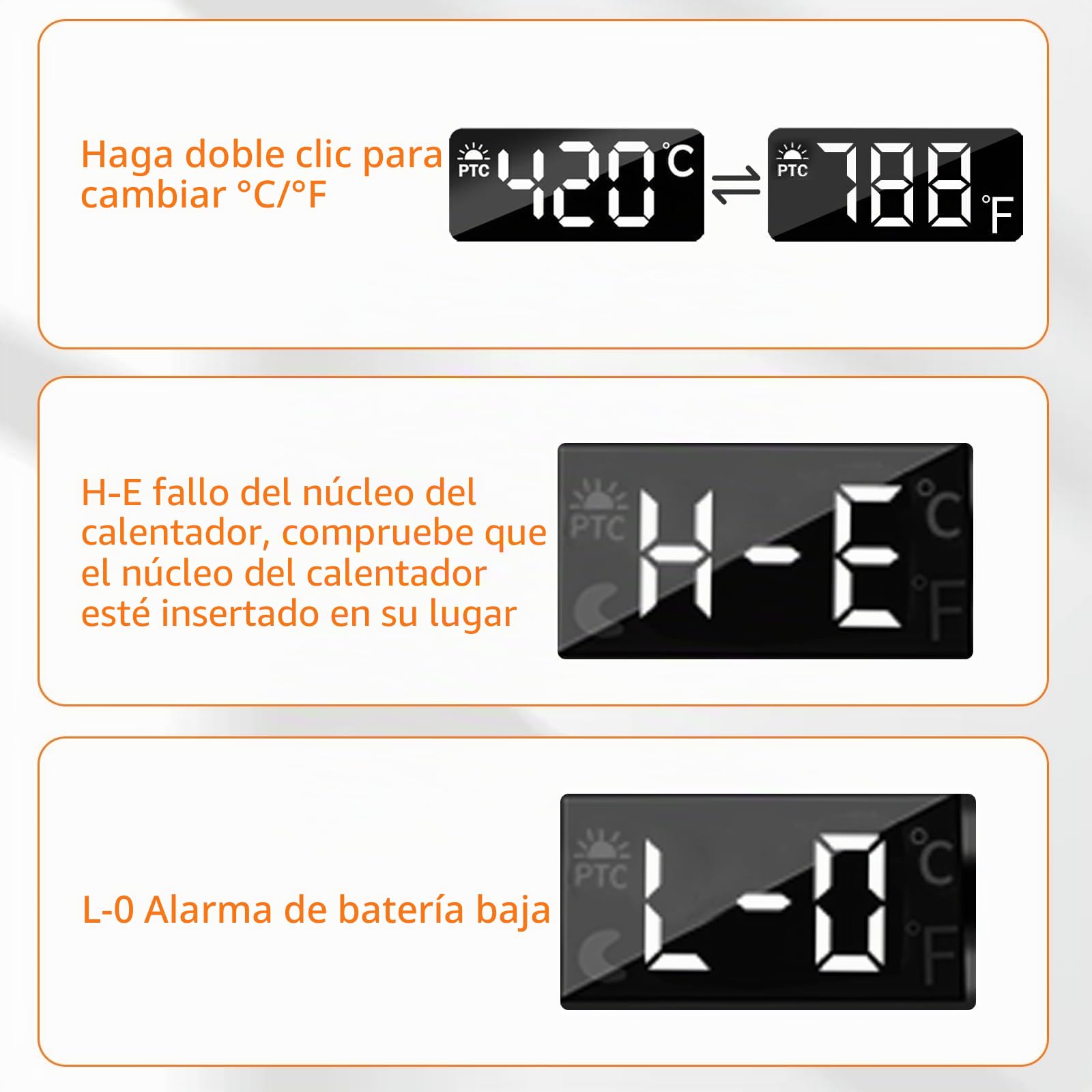 diymore Juego de soldador inalámbrico USB-C con pantalla LCD, temperatura ajustable 260℃-420℃ Pasador de soldadura portátil recargable para reparación electrónica, proyectos de bricolaje, fabricación