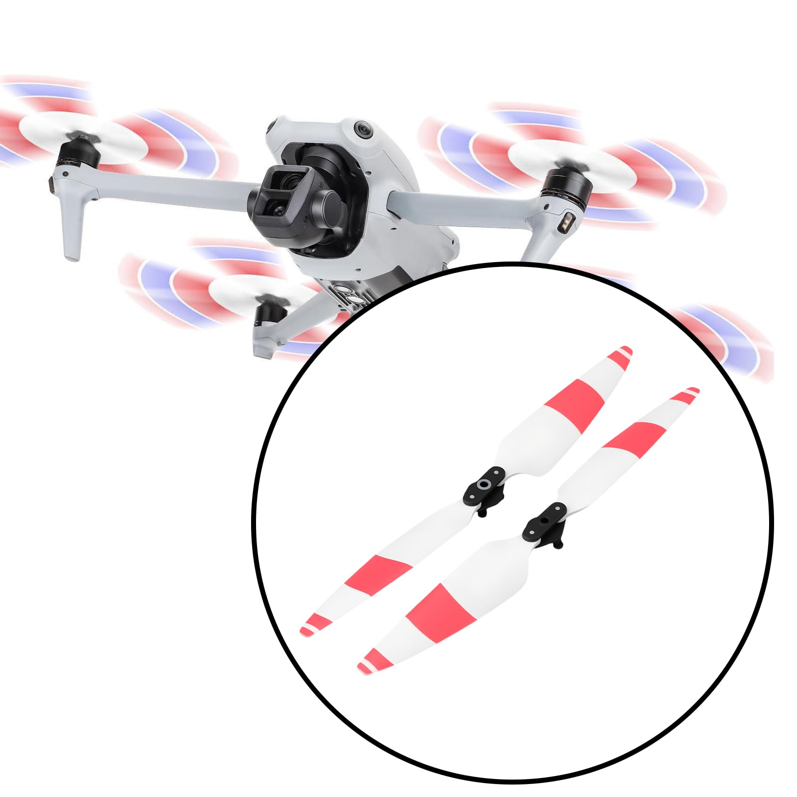 Create idea 2 works RC Drone Propellers Quick-Release Compatible with DJI Air 3 CW CCW - Image 3