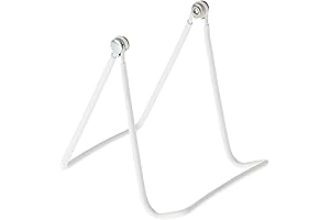 2A Adjustable White Wire Display Easel - Small, Unobtrusive, and Versatile!