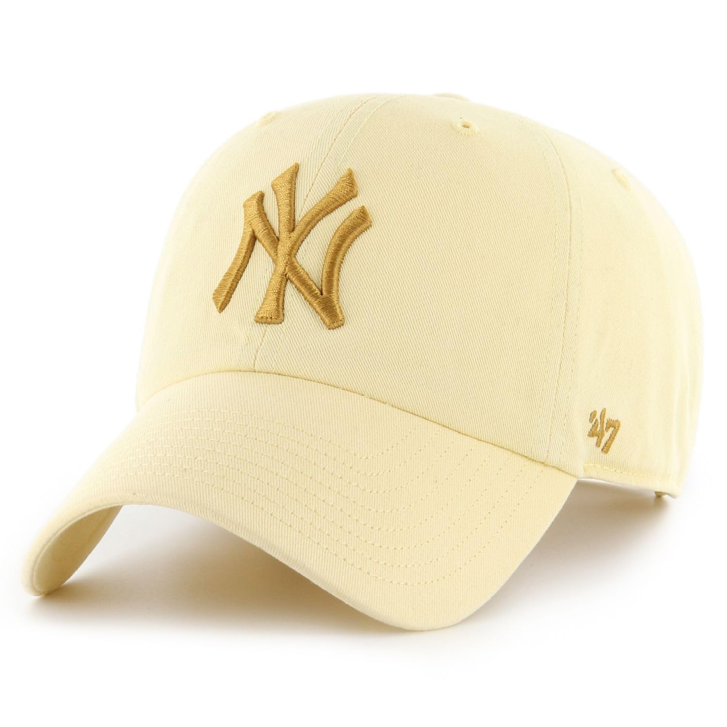47 Brand Adjustable Cap - Clean UP NY Yankees Butter Yellow