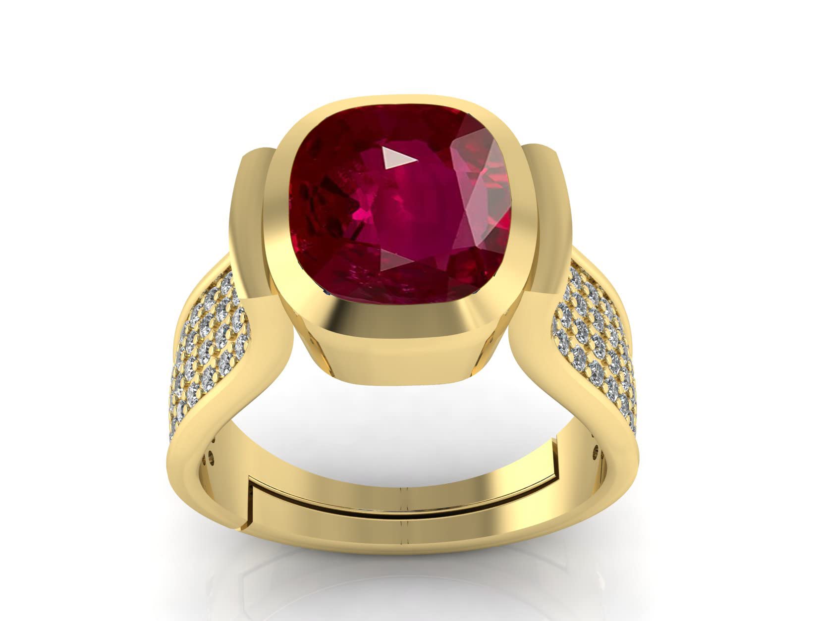 RSPR 8.25 Ratti 7.60 Carat Certified Natural Ruby/Manikya Gemstone Adjustable Ring/Anguthi for Men and Women (B09TBB63LC) Amazon Price History, Amazon Price Tracker