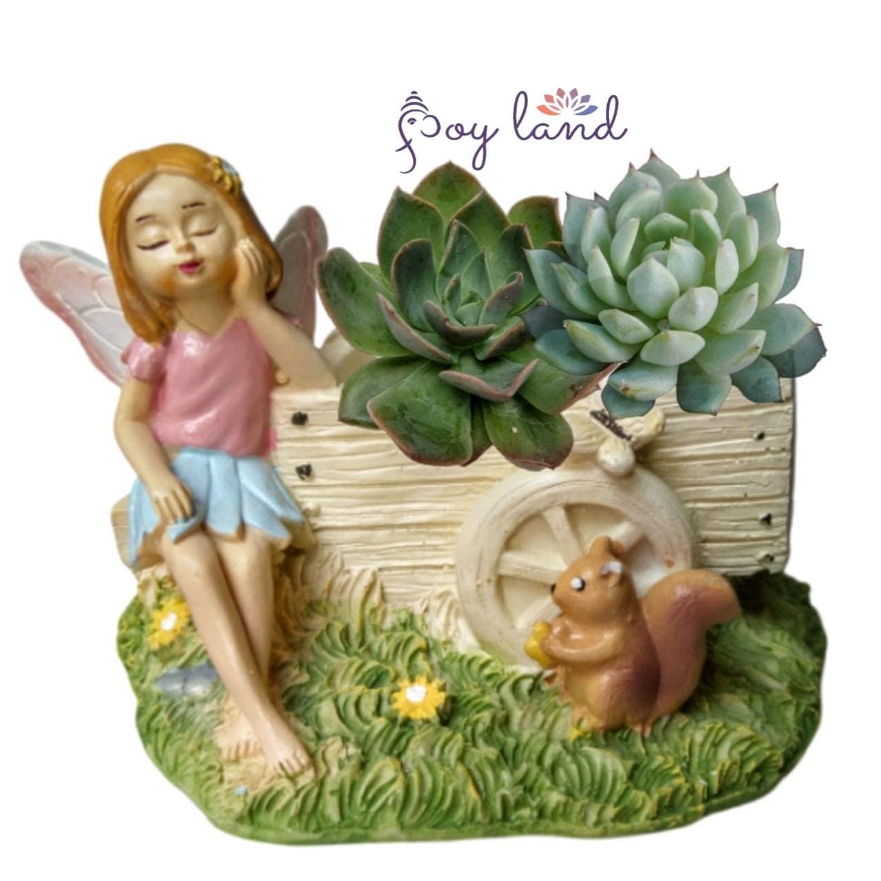 JOYLAND Resin Handcraft Handcrafted Angel Butterfly AKA Garden Angel Peaceful Cute Dreaming Fairy Girl with Succulent Basket Planter Pot (Without Plant, 12X12X10, Pink-Butterfly) (B0CST4TD2H) Amazon Price History, Amazon Price Tracker