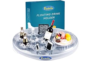 Inflatable Floating Drink Holder,Your Best Companion in Water