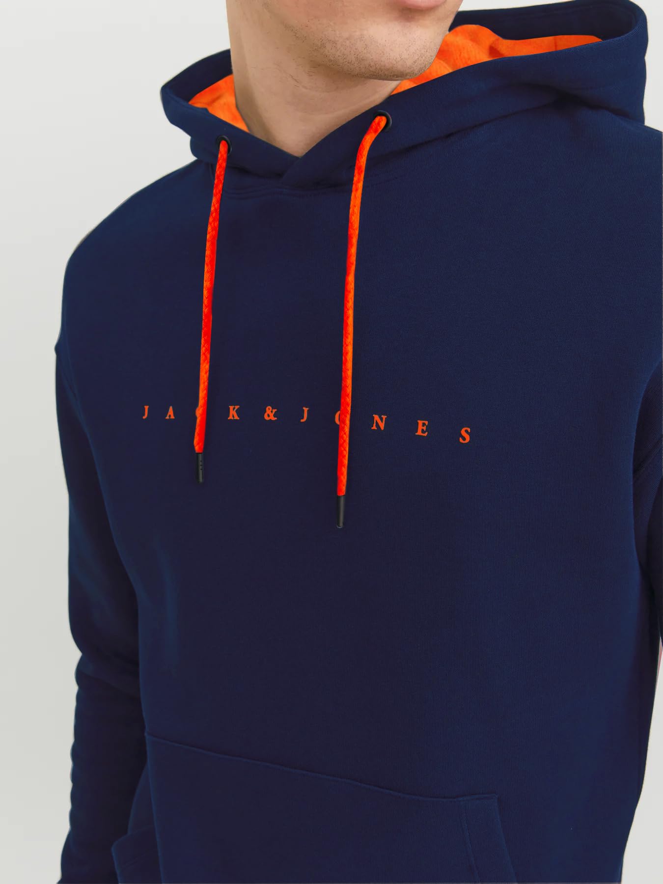 Jack & Jones Sweat Hood Jjestar JJ Sudadera con Capucha Noos Pls para Hombre