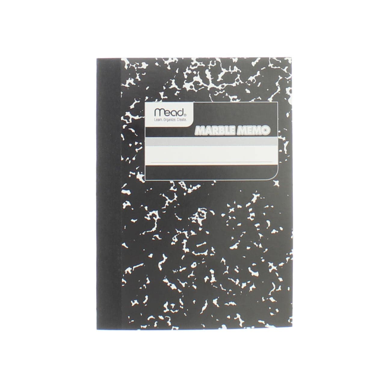Memobk Marble Blk 5x3 Size 80 Ct Mead Black Marble Memo Pad, 5' X 3'