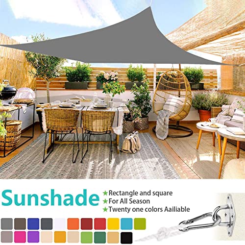 Voile d'ombrage anti-UV et résistant au vent pour rafraîchir la piscine