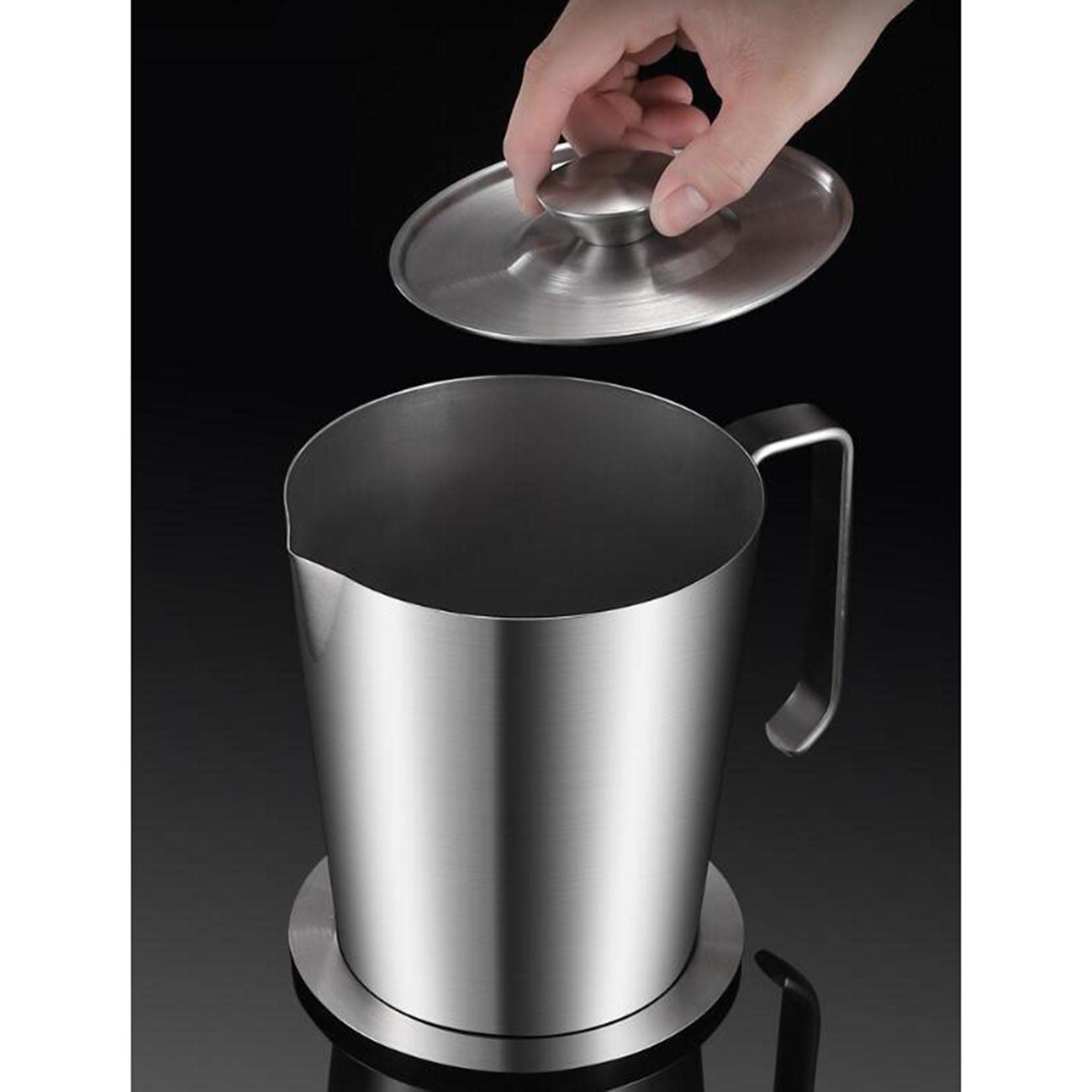 Sitko do żywności z sitkiem, 1,3 l / 1,8 l sitko do oleju ze stali nierdzewnej puszka na tłuszcz ze stali nierdzewnej z pyłoszczelną pokrywką, uchwyt łatwy do trzymania i taca na tłuszcz z