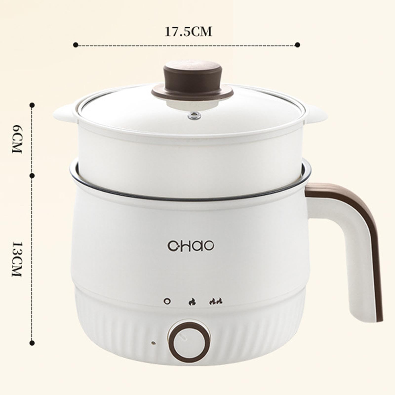 Amazon | MYCENSE 電気鍋 1.8L 電気調理器 せいろ付き こびりつき