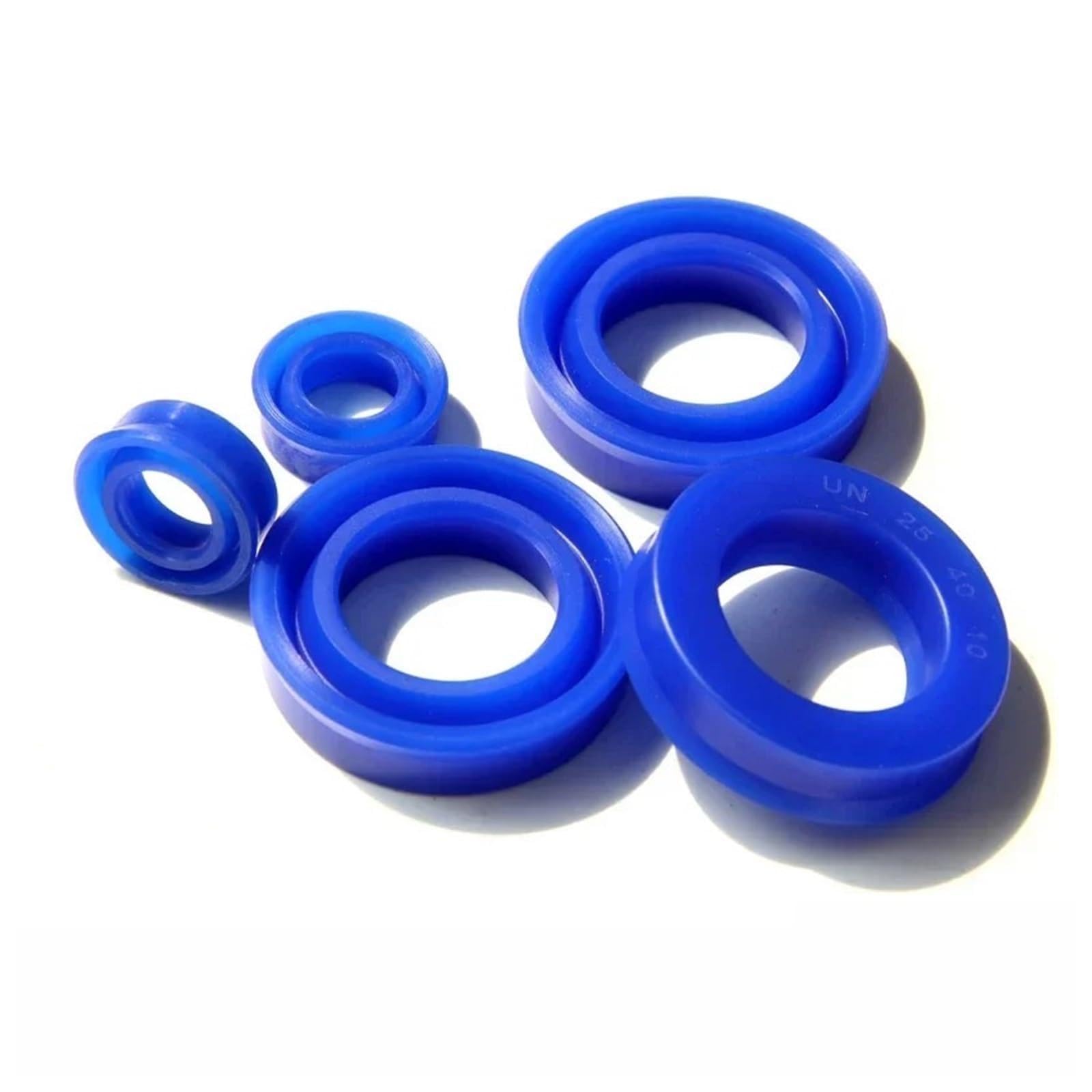 UN Radial Shaft Seal UN Radial Shaft Hydraulic Seal ID 8-19MM Polyurethane Piston Shaft Piston Rod PU Single Lip U-Shaped Cup Oil Seal(10x20x7(5pcs))