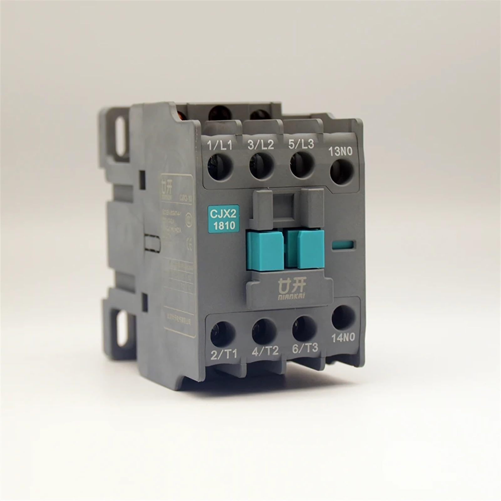 LHNBGTUIW AC contactor 18A 3P+1NO/1NC Rail Installation lc1d CJX2-1801/1810/1811 1 Normally Open Contact Closed(1810 1NO,36V)