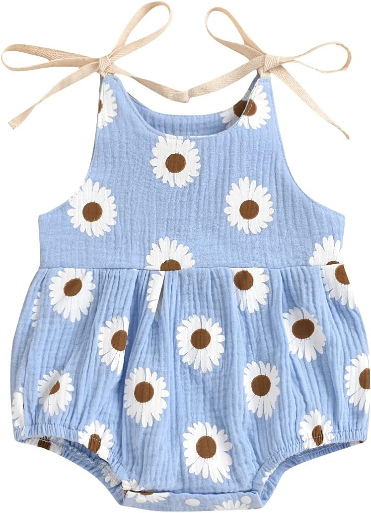 Daisy linen blue