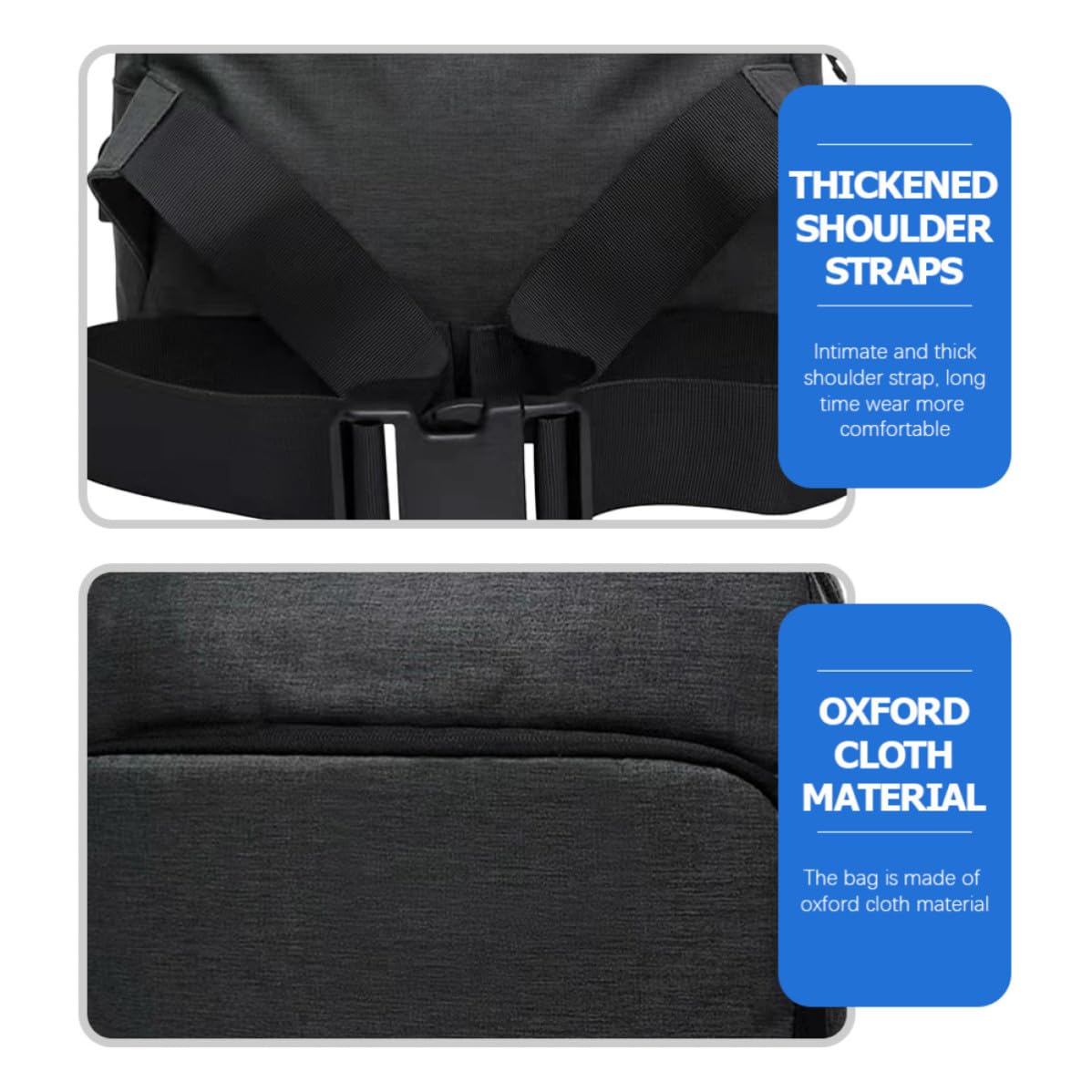 Operitacx Bolso Bandolera para Cámara Reflex Oxford Cremallera Rápida