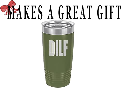 Miniatura 4 de Rogue River Tactical Funny DILF - Taza de viaje de 20 onzas con tapa y tapa sarcástica para el trabajo, regalo para él, papá, marido, día del padre