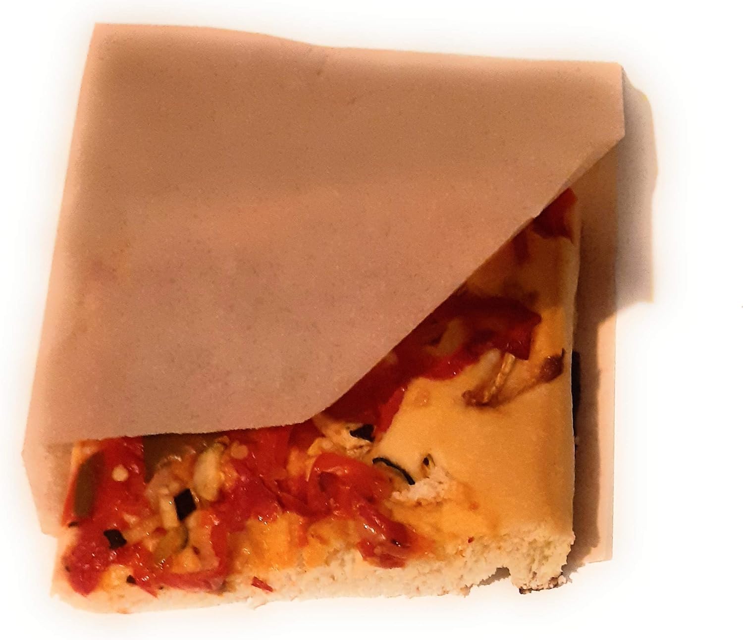 Sacchetti in Carta Kraft Antigrasso 250 Pezzi 15x15 cm per Hamburger Kebab Panini