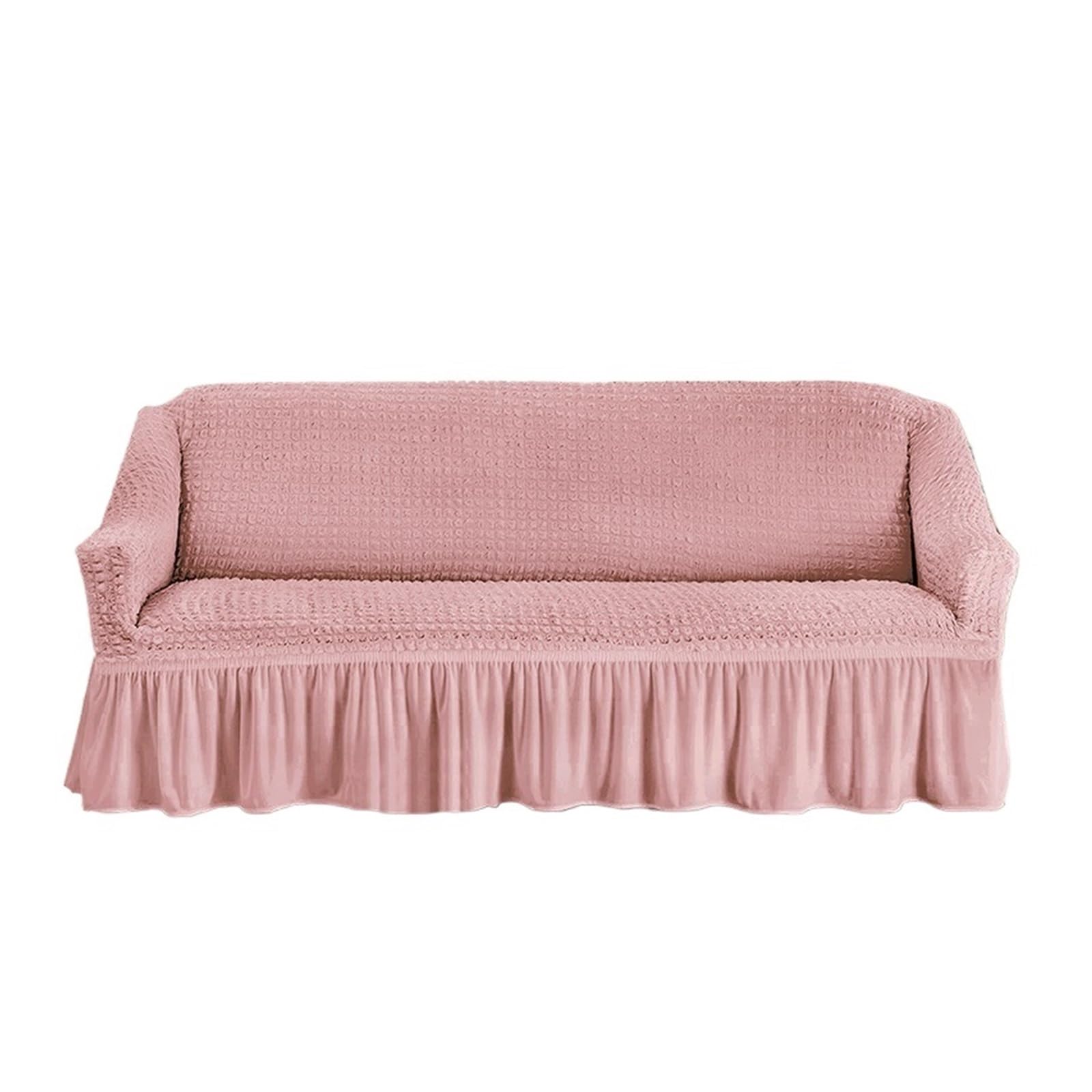 CHAKEUZND sofa slipcovers， Sofa Slipcover With Skirt High Stretch Universal Fit 1-4 Seat (90-300cm) Multicolor(Color 16,4-seat(235-300cm))
