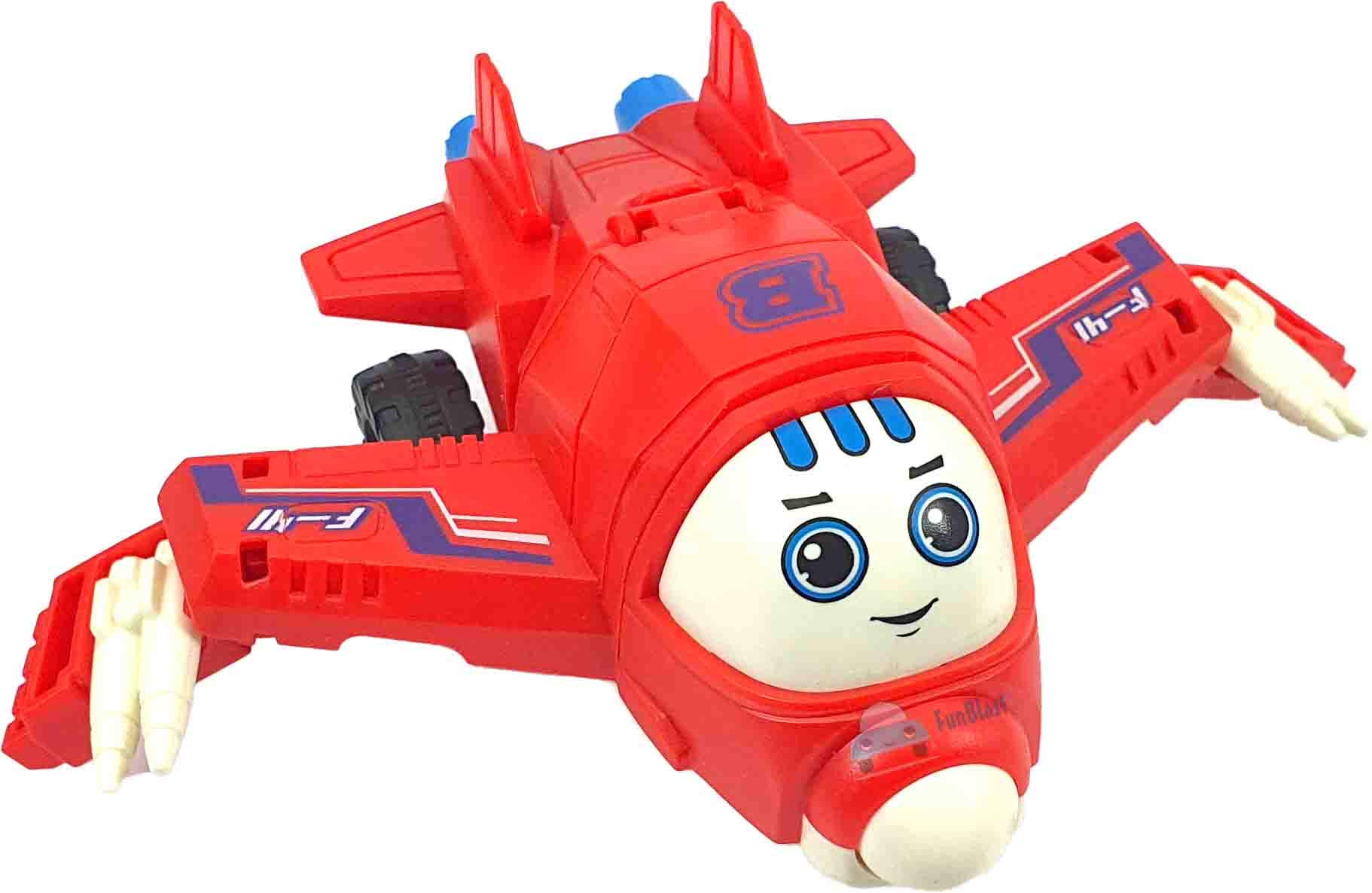 FunBlast Aeroplane to Robot Toy for Kids, Friction Power Toy - Pull Back Toy Vehicle for 3+ Year Old Boys – Multicolor - 1 Unit (B08WCVCL65) Amazon Price History, Amazon Price Tracker