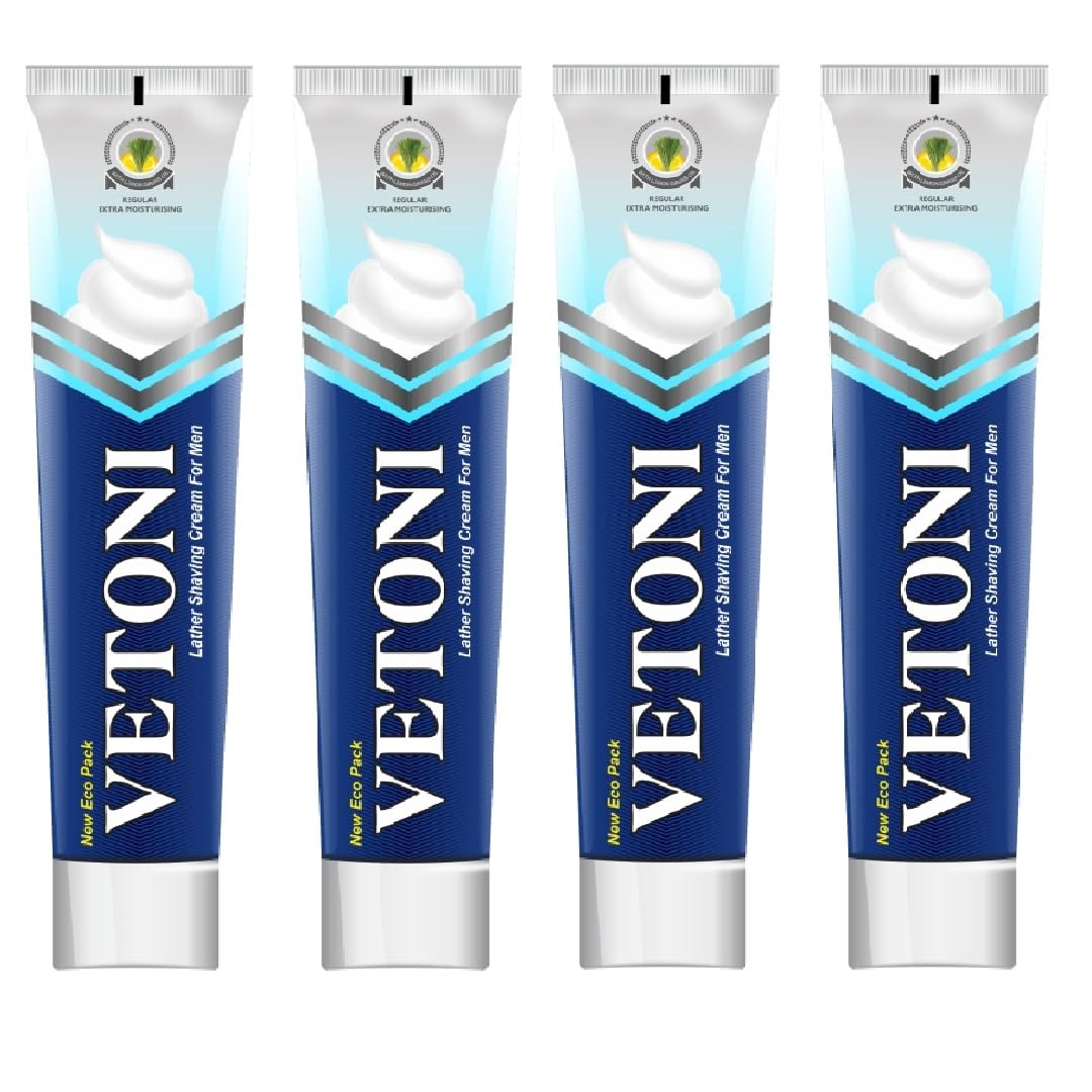 Vetoni Shaving Cream for Men, 100g, Bacti-Guard, No Razor Irritation, Pack of 4 (B0D73GH3VD) Amazon Price History, Amazon Price Tracker