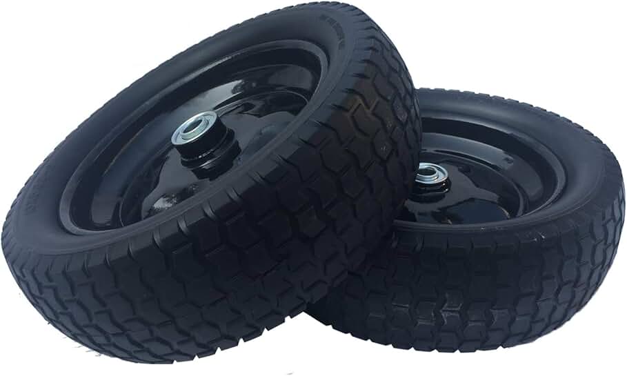 13x5.006 flat free tire and wheel