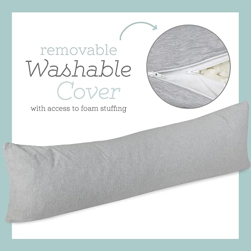 Miniatura 4 de Milliard Almohada de cuerpo completo  Espuma viscoelástica triturada con funda lavable  Almohadas largas, hipoalergénicas, firmes y abrazadas para