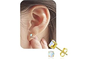 3mm Opal Stud Earrings: Add a Shimmering Touch to Any Jewelry Collection