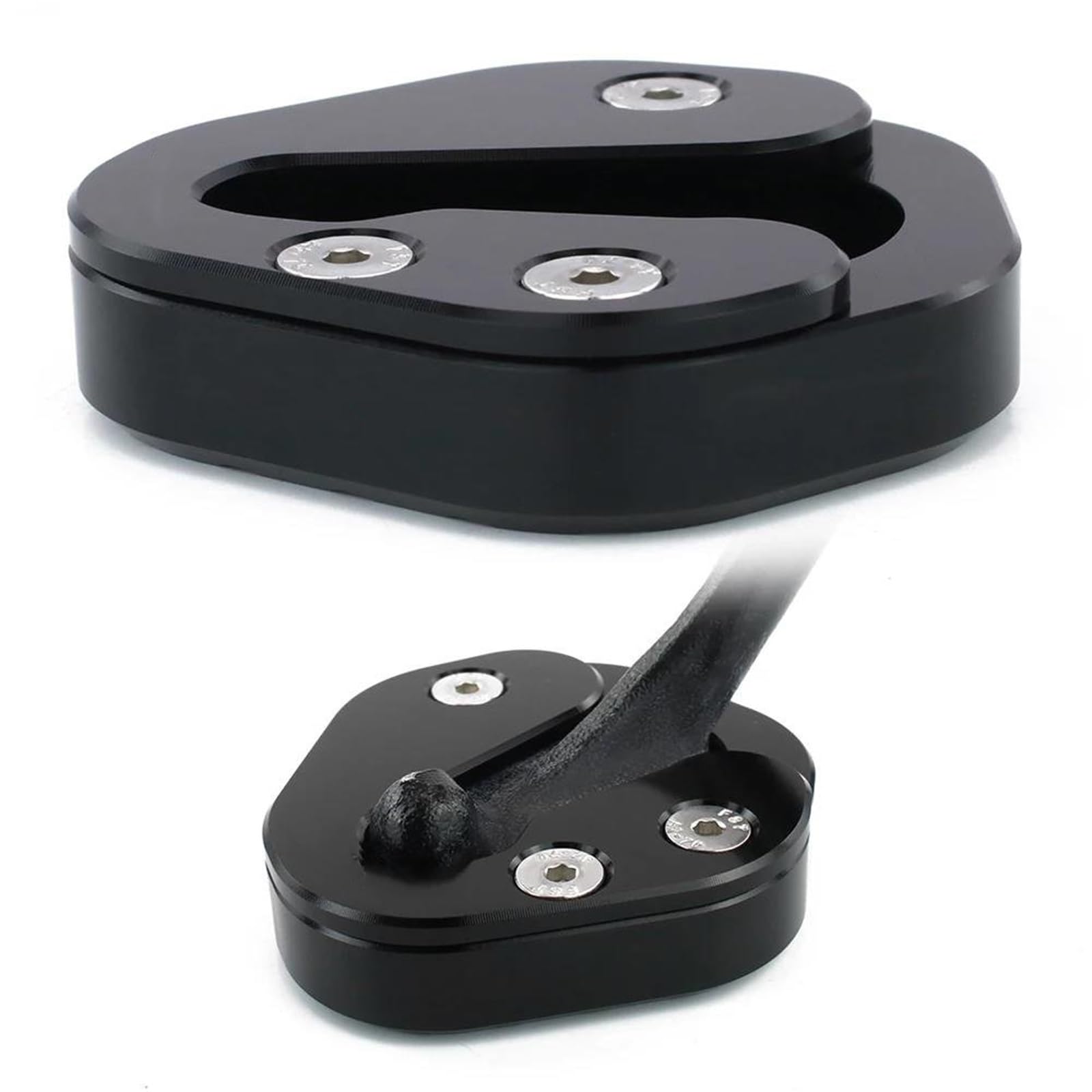 Rivestimenti Laterali Moto Cavalletto Cavalletto Laterale Piede Estensione Ingranditore Piastra di Supporto Pad per Y&amaha XJR1300 XJR1300 2000-2013