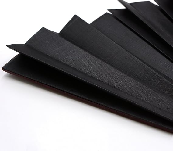 Chinese Folding Fan Hand Fan with Traditional Chinese Arts Handicraft Black 13inch