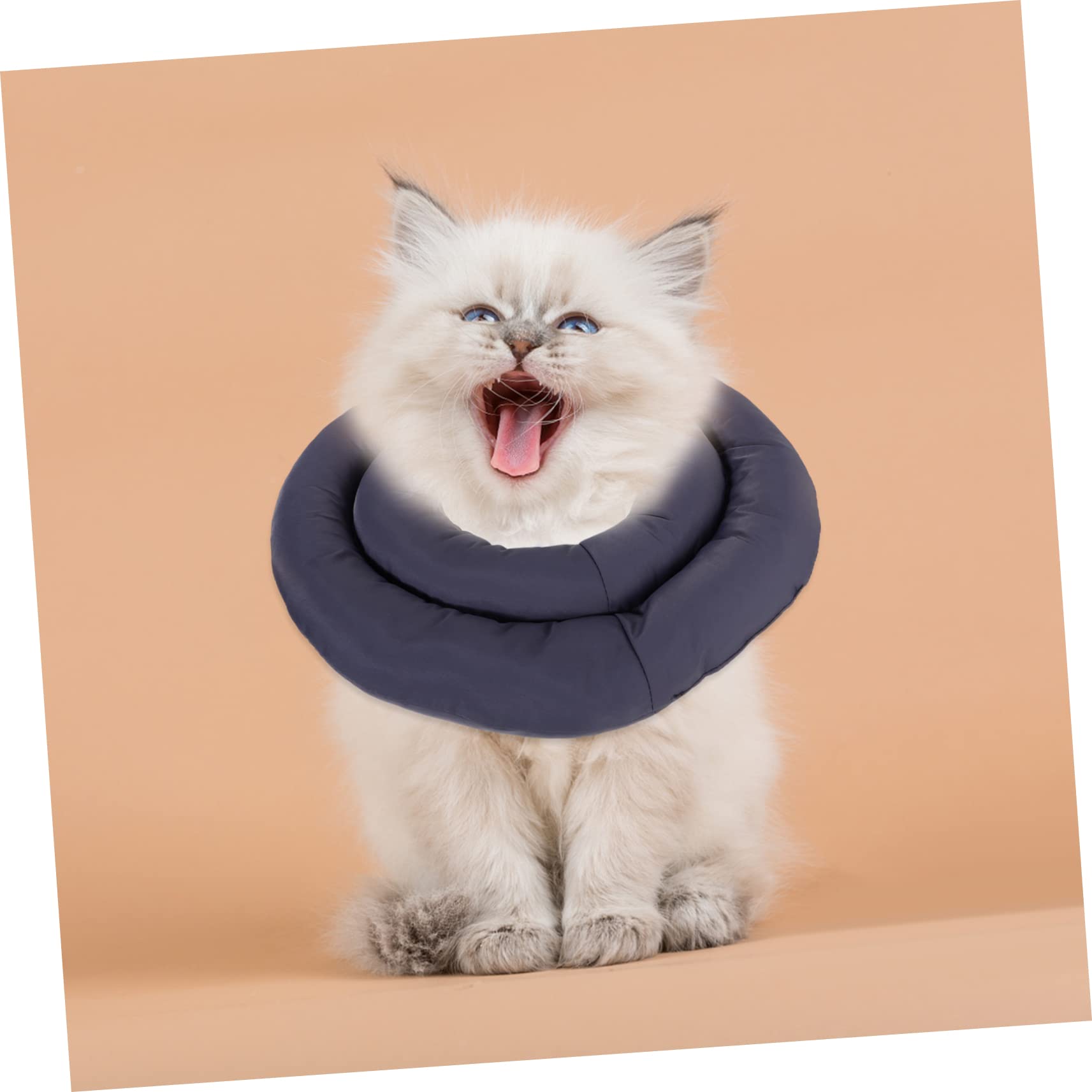 POPETPOP Collar Elástico para Mascotas (2 Unidades) Cono De Gato Material Talla L
