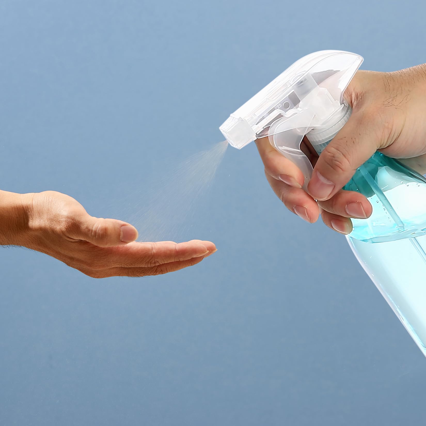 Botellas de Spray 450ml 2 Pzas Pulverizador de Agua para Plantas Plástico Recargable
