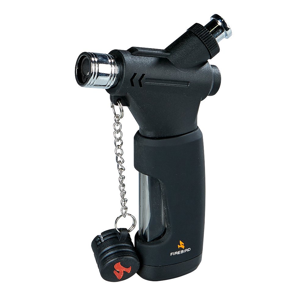 Firebird Hookah Lighter Single Jet Flame (Black)