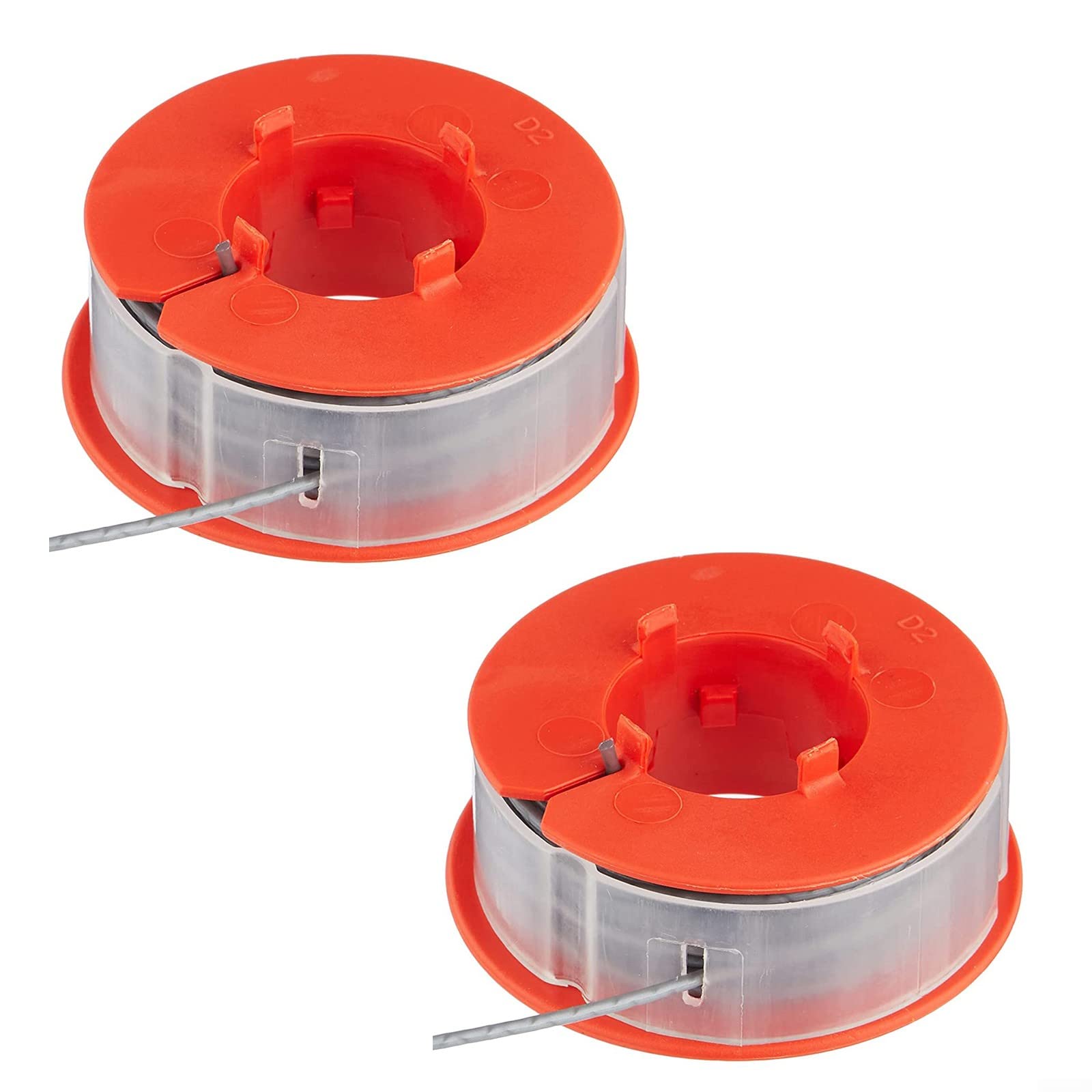 2 Pack Strimmer Spool, Autofeed Spool and Line 1.6mm 8m For Bosch F016800175 Replacement For Easy Trim And Combi Trim Models Grass Trimmer