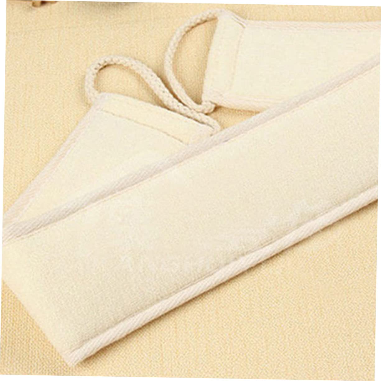 Cinghia da Bagno Esfoliante in Sisal e Spugna 10 Pezzi | Beige, Strisce Lunghe per Doccia, Pulizia dei Pori e Pelle, Confezione da 10