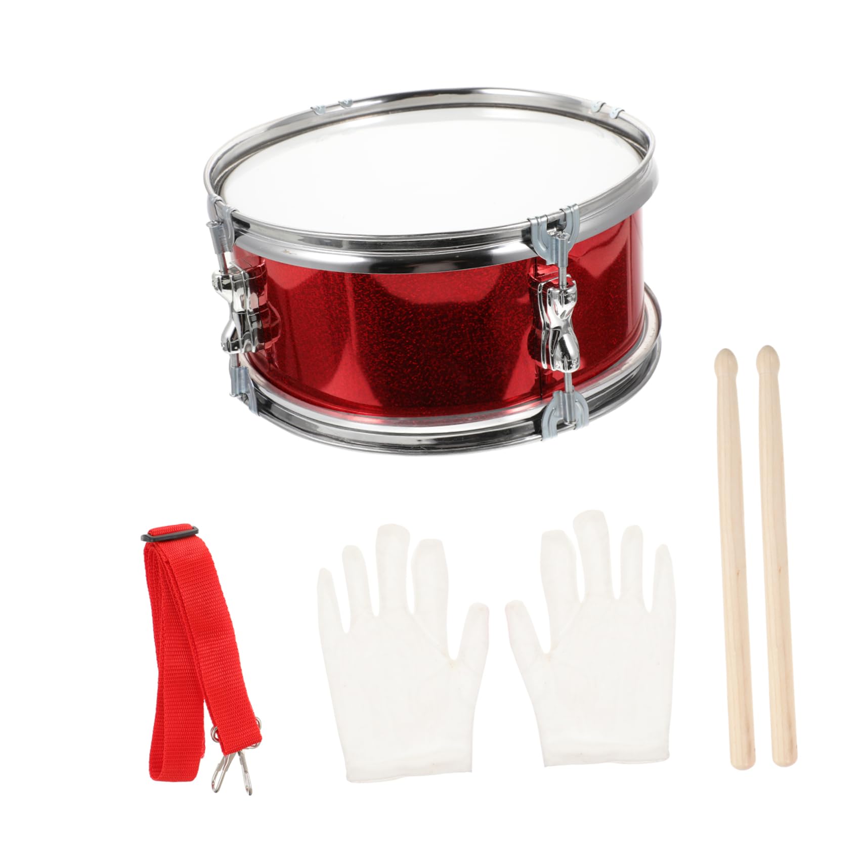 Sosoport Tambor Infantil De Instrumento Musical para Juguete Educativo para Performances Casa o Escuela Tambor Metálico para Percusión