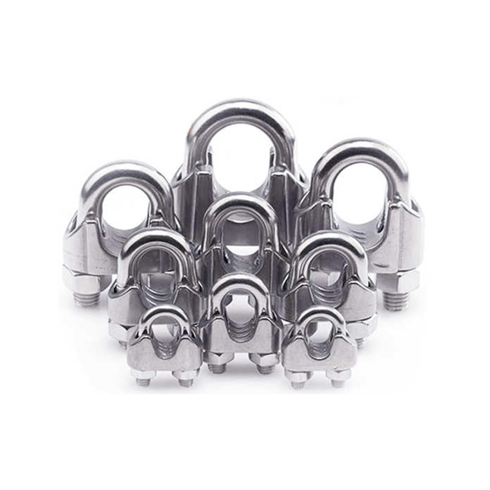 Morsetto per fune metallica, Clip for fune metallica tipo U in acciaio inossidabile 304 di diverse dimensioni(M24)