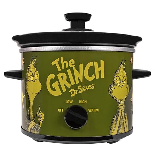 Uncanny Brands Dr. Suess The Grinch 2qt Slow Cooker -
