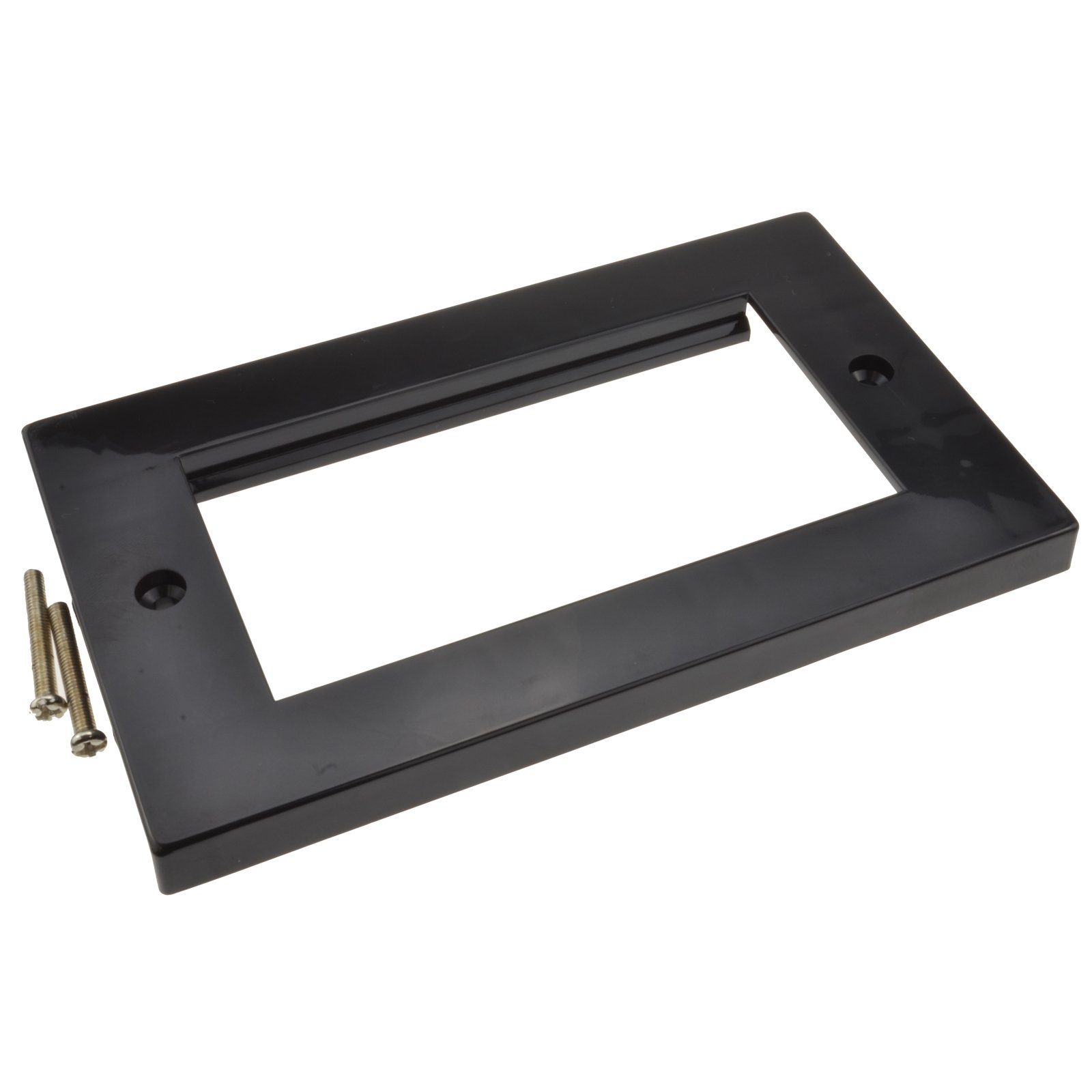 Kenable Black Faceplate 4 Port Low Profile Double Gang 146X86mm Rj45 Modules