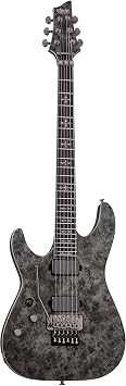 Schecter Ernie C C-1 Left-handed Electric Guitar - Satin Black Reign