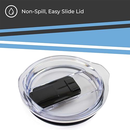 Miniatura 66 de Campus Colors Vaso de acero inoxidable de la NCAA perfecto para el día del partido, 18 onzas, doble pared, mantiene las bebidas perfectamente Azul