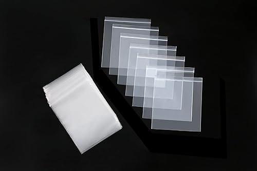 Vista 19 de Bolsas de plástico de 3 x 4 pulgadas, 400 unidades, bolsa pequeña de polietileno transparente con cremallera de 2 mil, bolsas de plástico con cierre
