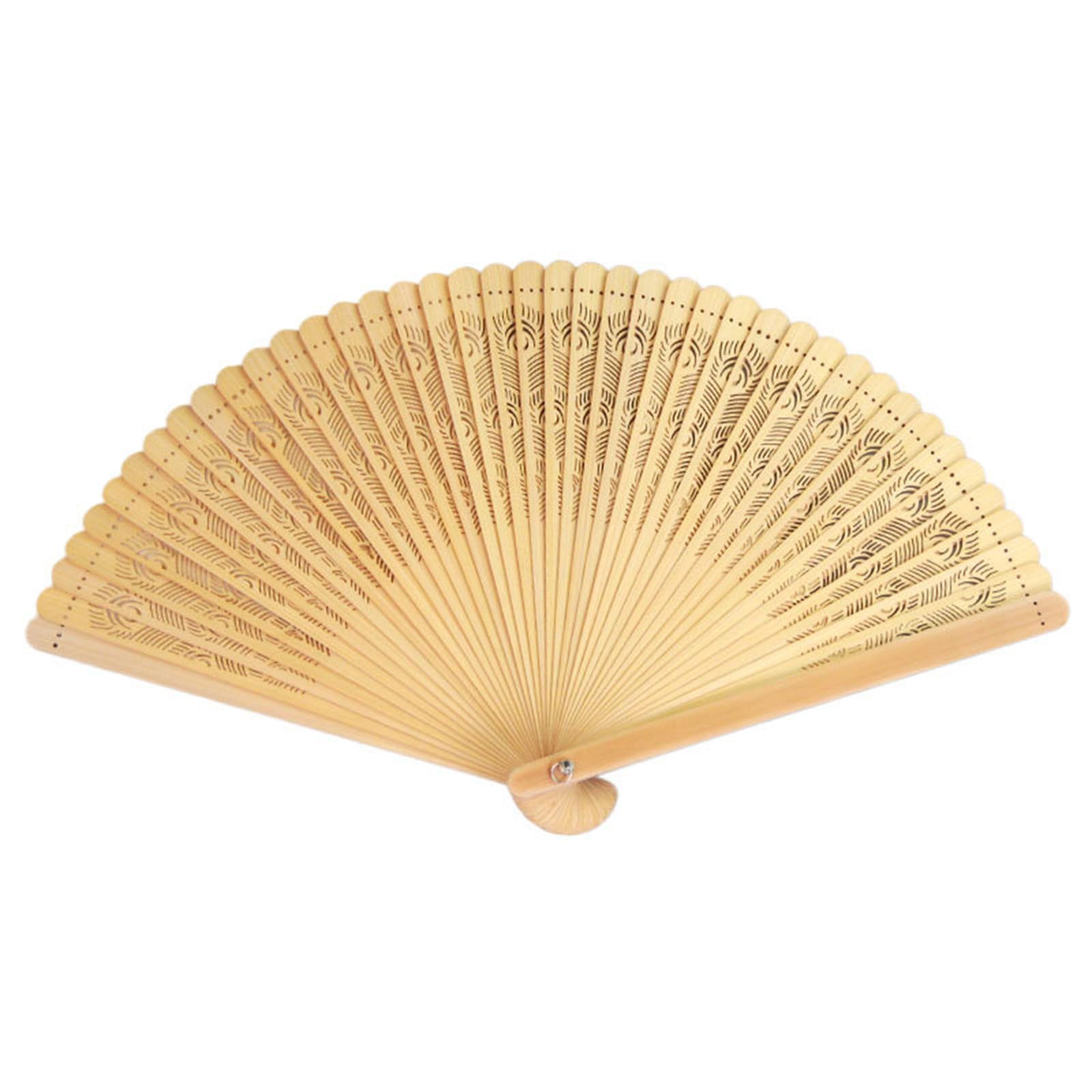 Nucelit Decorative Hand Fan, Folding Fan Hollow Carved Fanned Foldable Handheld Fanned for Photography Props, Home Decors Decorative Foldable Hand