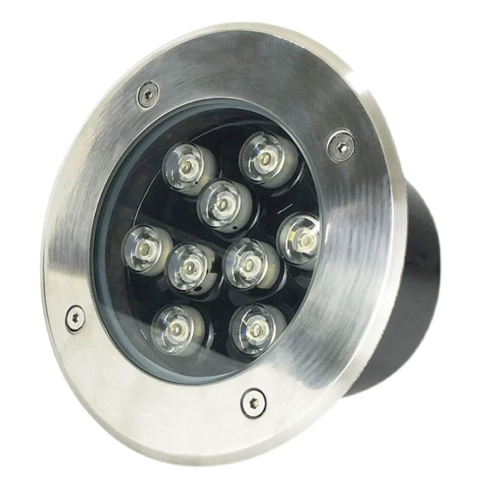 LED Luz De Paisaje Exteriores Luz Subterránea Impermeable IP67 Focos | Bajo Voltaje AC12/24V Lámpara Subterránea Para Patio Jardín Terraza(Warm White,50W-AC24V)