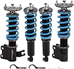 maXpeedingrods Coilovers for Nissan S13 1989-1998, 24 Ways Damper Adjustable Coilovers Suspension Kit, Lowering Kit 1-3