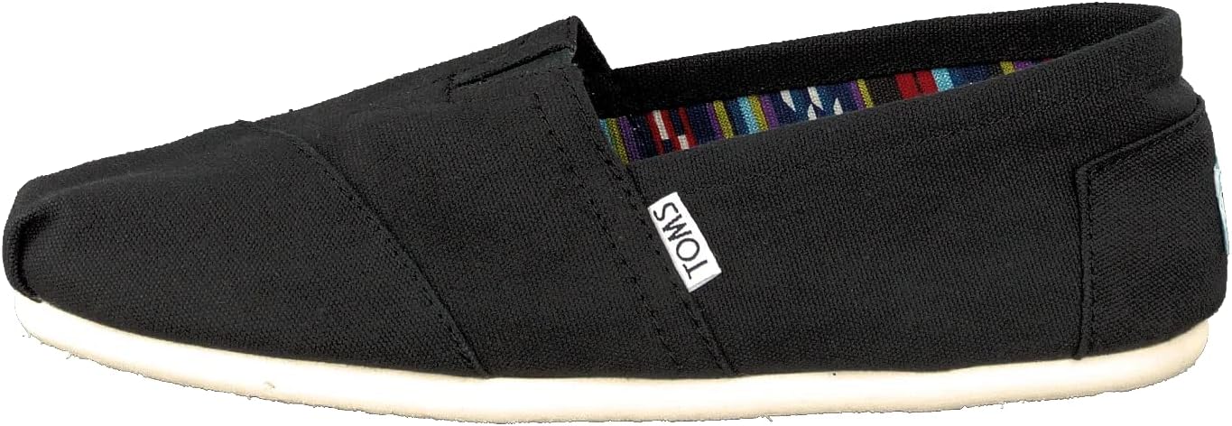 TOMS Men's Alpargata Core Classic Espadrille, Black (Black Canvas 001), 10