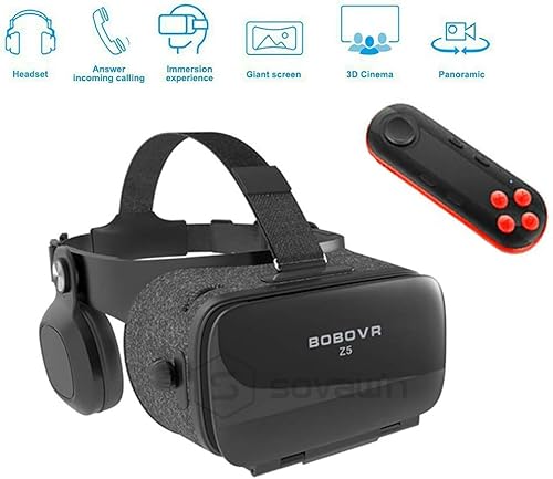 XG-BH Cuffie con Telecomando Cuffie per Realt virtuale Occhiali per Film Giochi compatibili con Smartphone 4 0-6 0 Pollici XG-BH Cuffie con Telecomando Cuffie per Realt virtuale Occhiali per Film Giochi compatibili con Smartphone 4 0-6 0 Pollici