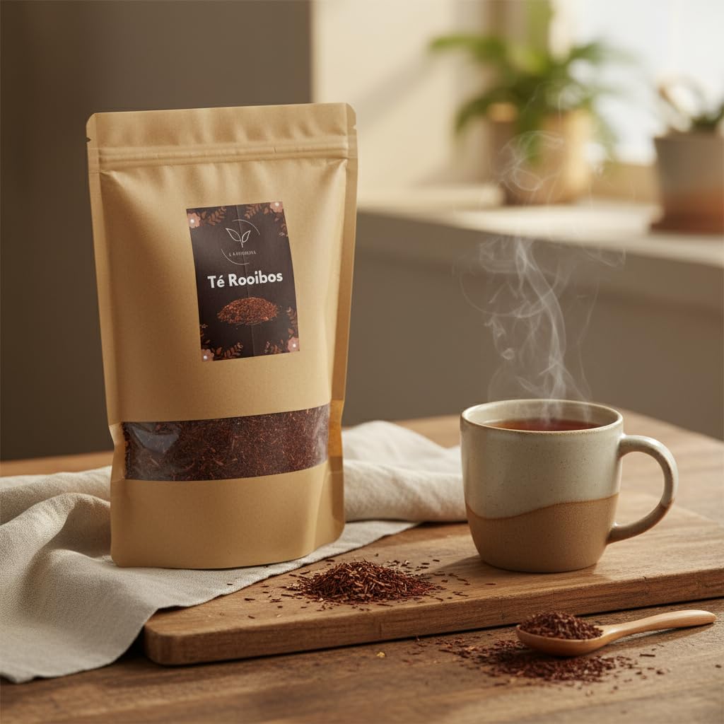 Rooibos (Aspalathus linearis) suszona luzem 1000 g – do naparów ziołowych, 100% naturalna, bez dodatków – La Herbera