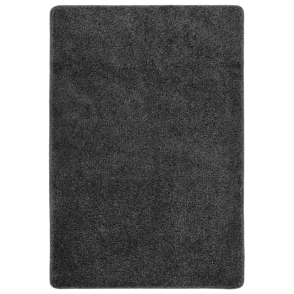 vidaXL Shaggy Rug Hallway Living Room Bathroom Decor Super Soft Runner Area Rug Floor Carpet Mat Protector Dark Grey 160x230 cm Anti Slip — image 1